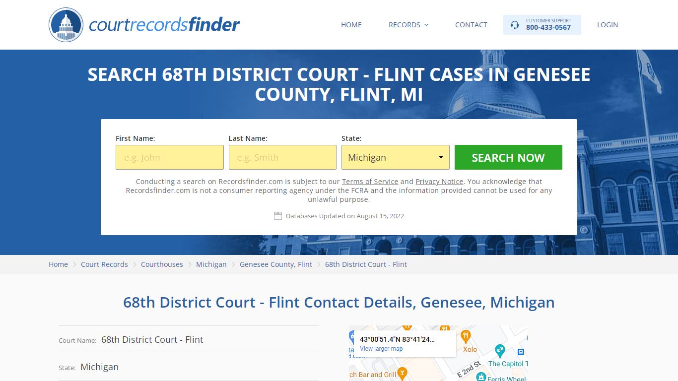 68th District Court - Flint Case Search - Genesee County ...